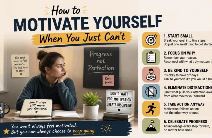 How to Motivate Yourself When You Just Can't – 4 simple ways to get your motivation back