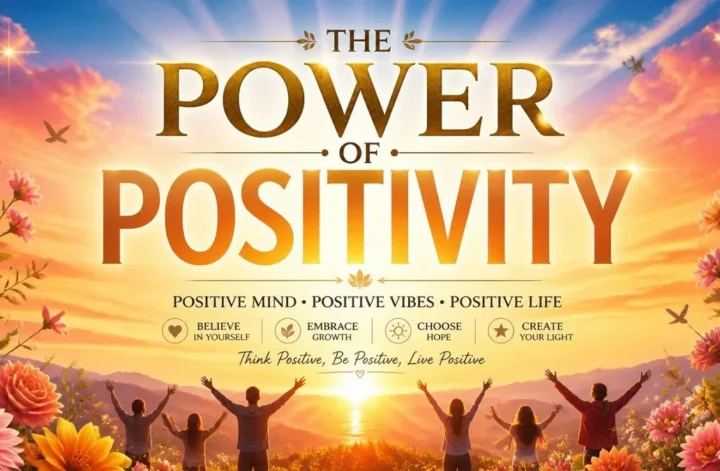 The power of positivity – people celebrating at sunrise, believing in themselves, embracing growth and choosing hope